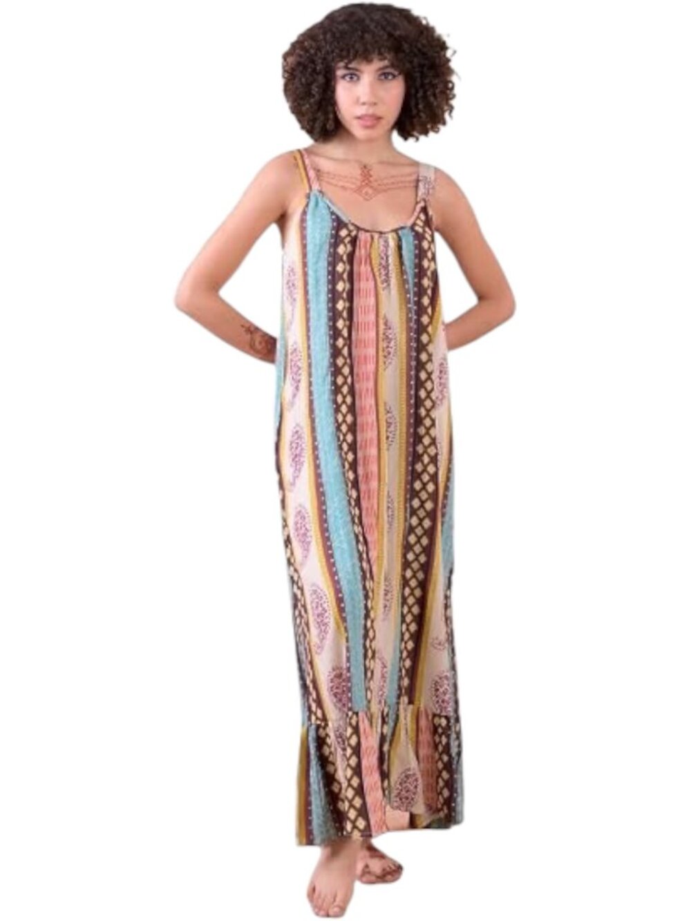 Rhea Maxi Dress Sleeveless Flowy